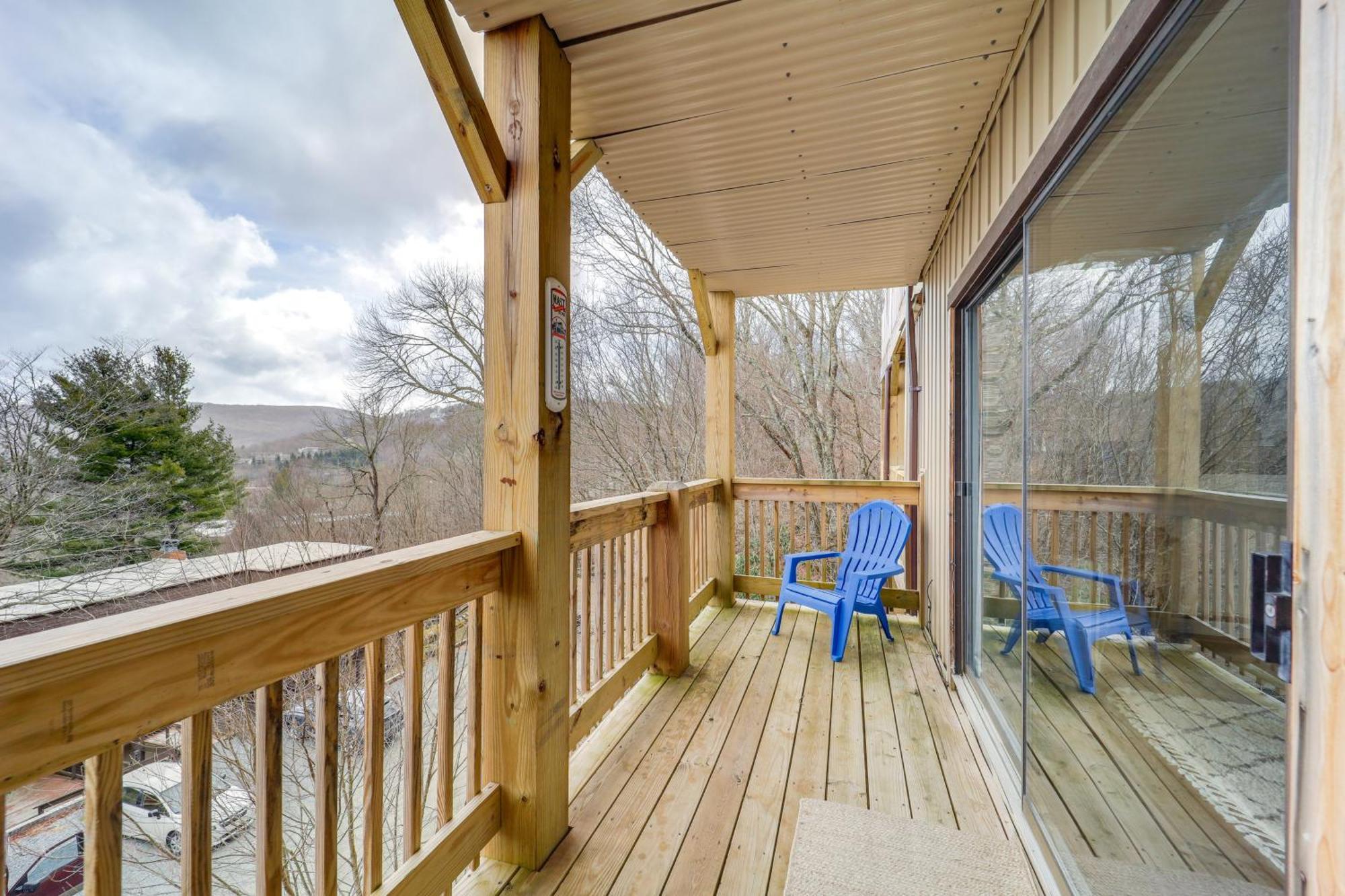 Beech Mountain Studio With Balcony Less Than 1 Mi To Skiing! מראה חיצוני תמונה