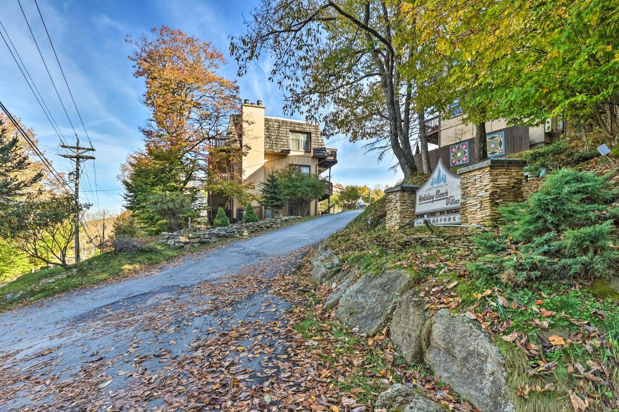 Beech Mountain Studio With Balcony Less Than 1 Mi To Skiing! מראה חיצוני תמונה